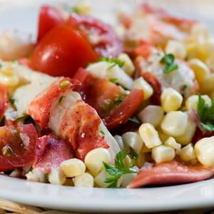 Tarragon Lobster Salad with Corn and Tomatoes
