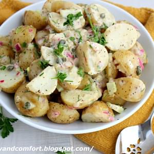 Lemon and Chive Warm Potato Salad