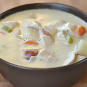 Cream Cheese Chicken and Vegetable Soup