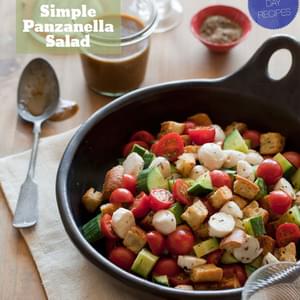 Simple Panzanella Salad