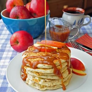Caramel Apple Buttermilk Pancakes