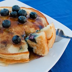 Blueberry Banana Pancakes
