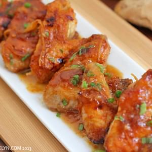 Sticky Ginger Chicken Wings