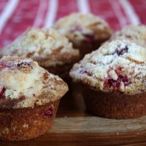 Eggnog- Cranberry Muffins