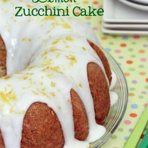 Lemon Sunshine Zucchini Bundt Cake