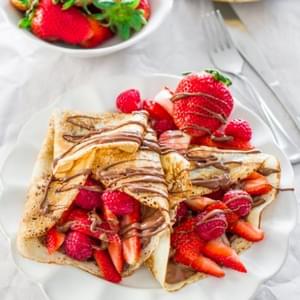 Nutella Berry Crepes