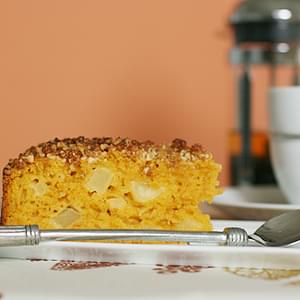 Butternut Squash–Apple Cake with Ginger Streusel