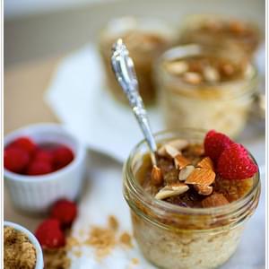 Bruléed Oatmeal with Berries & Almonds