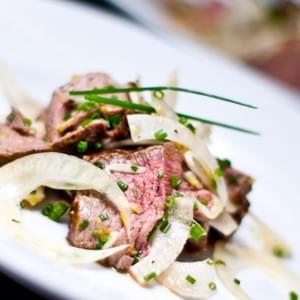 Warm Beef and Shaved Fennel Salad