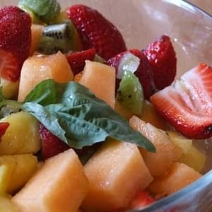 Basil- Lime Fruit Salad