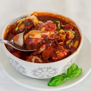 Crockpot Country Sausage and Bean Soup