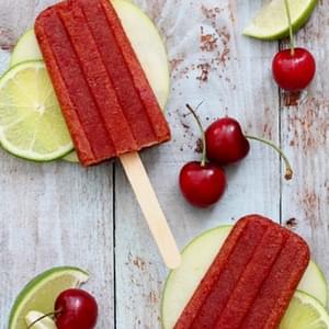 Cherry Apple Whiskey Sour Poptails