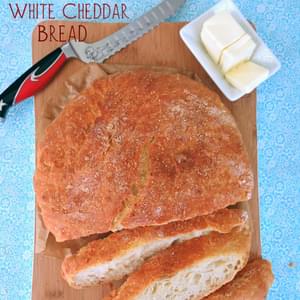 No-Knead Overnight White Cheddar Bread