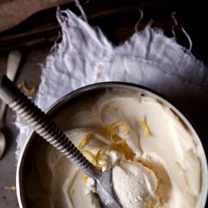 A Creamy, Dreamy And Easy Lemon Ice Cream Plus A Fabulous Cook Book Giveaway