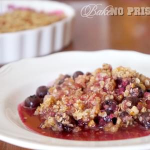 Summery Mixed Berry Crisp (recipe by Carrie)