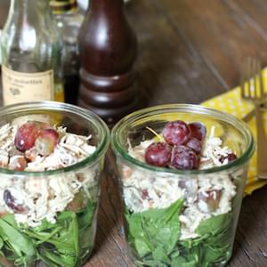 Chicken Salad Recipe in a Jar