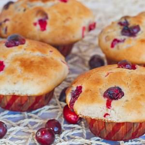 Cranberry and Banana Muffins