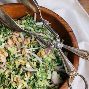 Brussels Sprouts with Walnut Vinaigrette