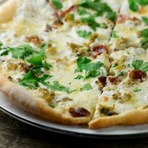 Bacon and Clam Pizza