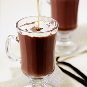 Vanilla Fleur de Sel Caramel Hot Chocolate