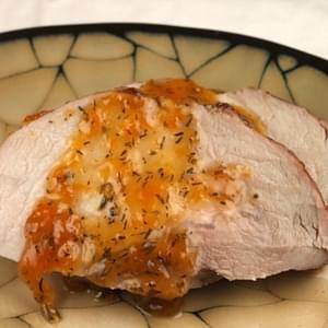 Apricot- Glazed Pork Roast
