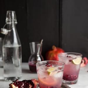 Pomegranate And Ginger Spritzer