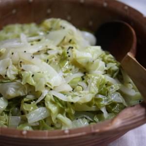 Cabbage with Mustard Seeds