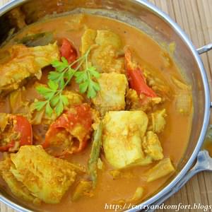 Fish Curry with Coconut Milk
