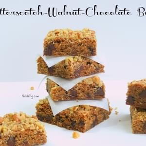 Butterscotch-Walnut-Chocolate Bars