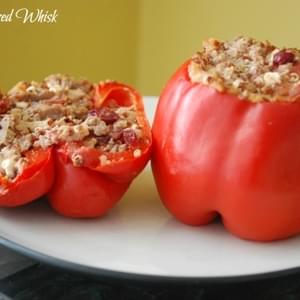 Turkey Quinoa Stuffed Peppers (A Food Centric Life)