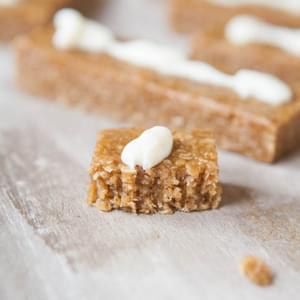 Snickerdoodle Cookie Granola Bars (no-bake, vegan, gluten-free)