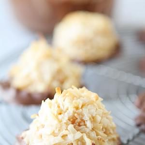 Salted Caramel Toffee Coconut Macaroons