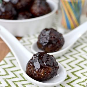 Honey-Balsamic BBQ Meatballs (Gluten-Free)