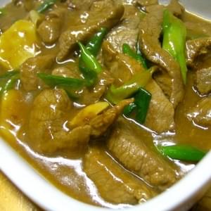 Beef With Ginger And Spring Onion (姜葱牛肉)