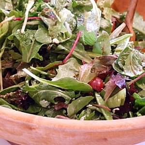 Field Salad with Snow Peas, Grapes and Feta