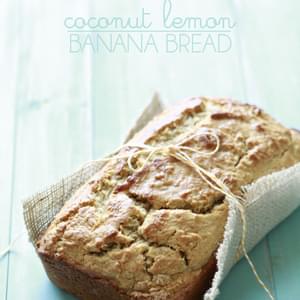 Coconut Lemon Banana Bread
