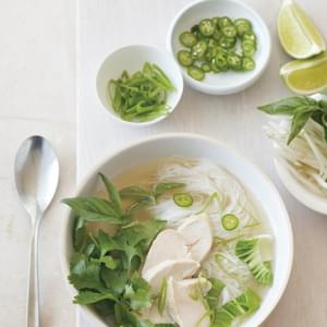 Asian-Style Chicken Soup with Baby Bok Choy