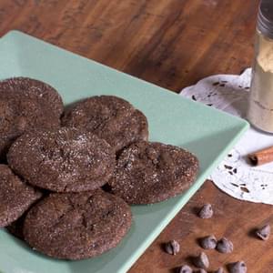 Chewy Chocolate Gingersnap Cookies