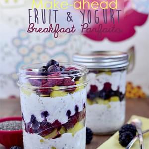 Make-Ahead Fruit & Yogurt Breakfast Parfaits