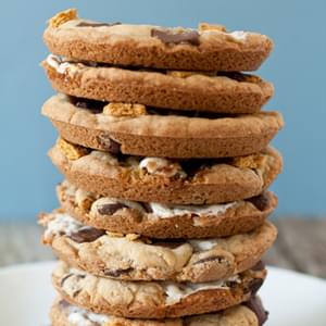 Giant S'mores Cookies