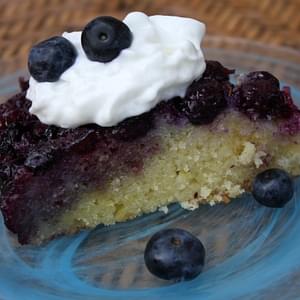 Lemon & Blueberry Upside Down Cake