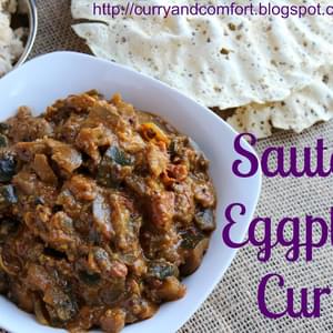 Sauteed Eggplant Curry