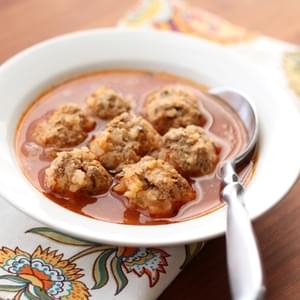 Albondigas Soup ~ Mexican Meatball Soup