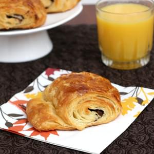 Step-by-Step Chocolate Croissants