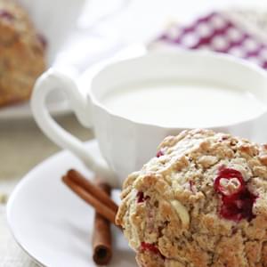 Apple Cranberry Oatmeal Muffins
