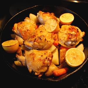 Skillet Rosemary Chicken with Potatoes