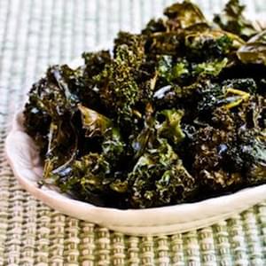 Roasted Kale Chips with Sea Salt and Vinegar
