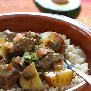 Crock Pot Carne Guisada (Latin Beef Stew)