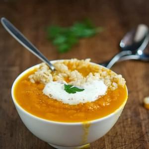 Ginger and Turmeric Carrot Soup