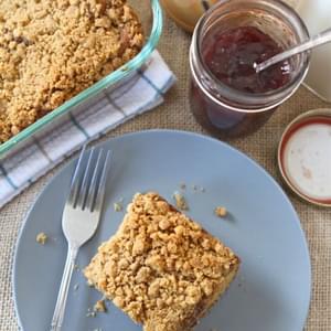 Peanut Butter and Jelly Coffee Cake